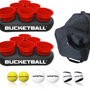 BucketBall | Original, Largest & Most Durable Brand | Supports USA Jobs | Ultimate Outdoor & Tailgate Game | Perfect for Beach, Pool, Lawn, Yard, Camping