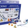 Daron Airport Playset \u2013 Boeing 787 \u2013 Die-Cast Metal Airplane Toy with Plastic Accessories and Vehicles for Kids Ages 3+