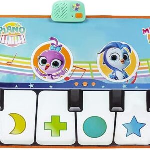 Do, Re & Mi Musical Piano Mat, 48” - Includes 8 Melodies, Character Voices, Interactive Memory Game - for Kids 3 and Up - Play & Learn - Toy Piano - Amazon Exclusive