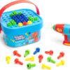 Educational Insights Design & Drill Bolt-It Bucket - Construction Toys & Toddler Tools, Kids Tool Set with Real Electric Drill Toy, Take Apart STEM Set, Building Kits and Gifts for Ages 3+
