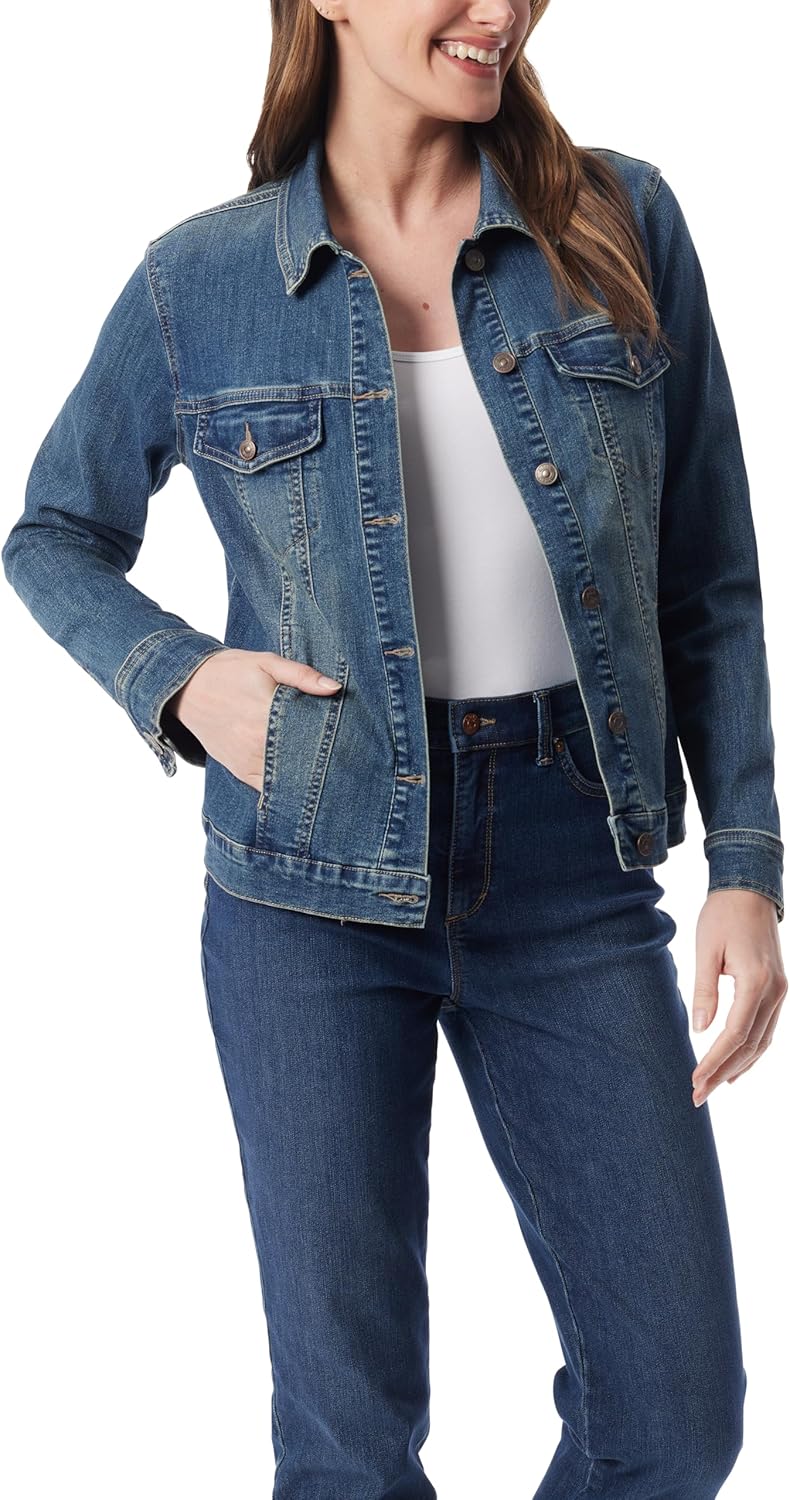 Gloria Vanderbilt Women's Amanda Denim Jean Jacket Standard - Image 6