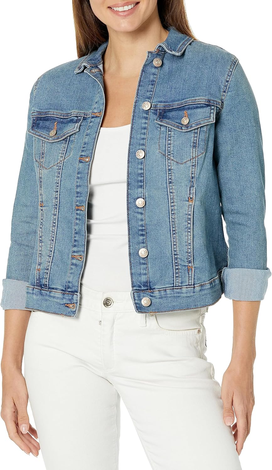 Gloria Vanderbilt Women's Amanda Denim Jean Jacket - Image 7