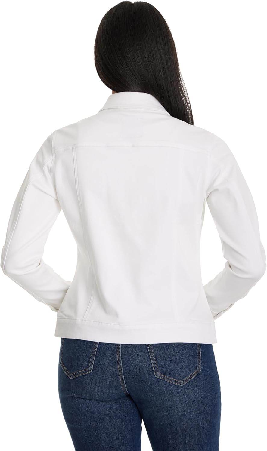 Gloria Vanderbilt Women's Amanda Knit Denim Jacket Standard - Image 3