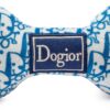 Haute Diggity Dog Dogior Bone, Plush Designer Dog Toys with Interactive Squeaker, Stimulating Pet Enrichment, Machine-Washable & Safe Materials for All Breeds, Size Small