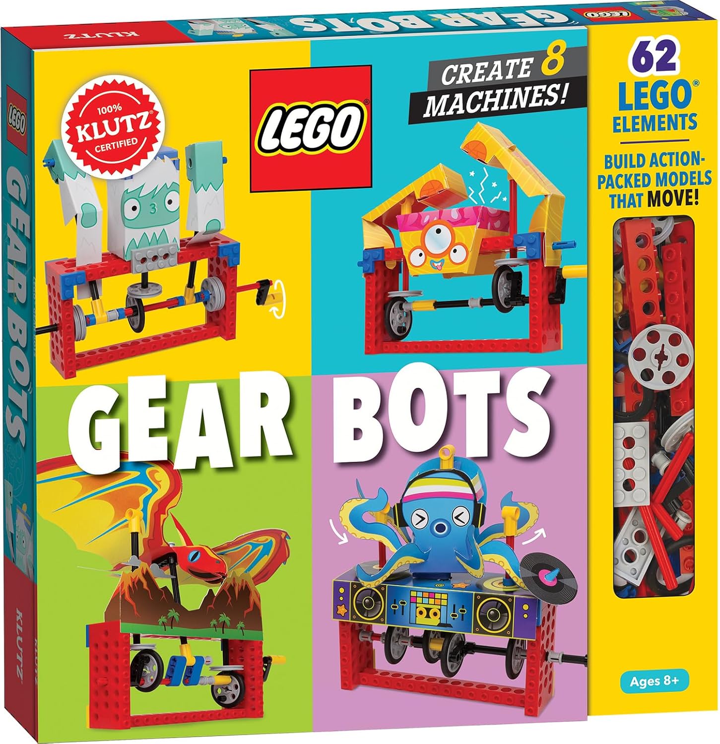 Klutz Lego Gear Bots Science\/STEM Activity Kit for 8-12 years