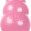 KONG - Puppy Toy Natural Teething Rubber - Fun to Chew, Chase and Fetch - for Small Puppies - Pink