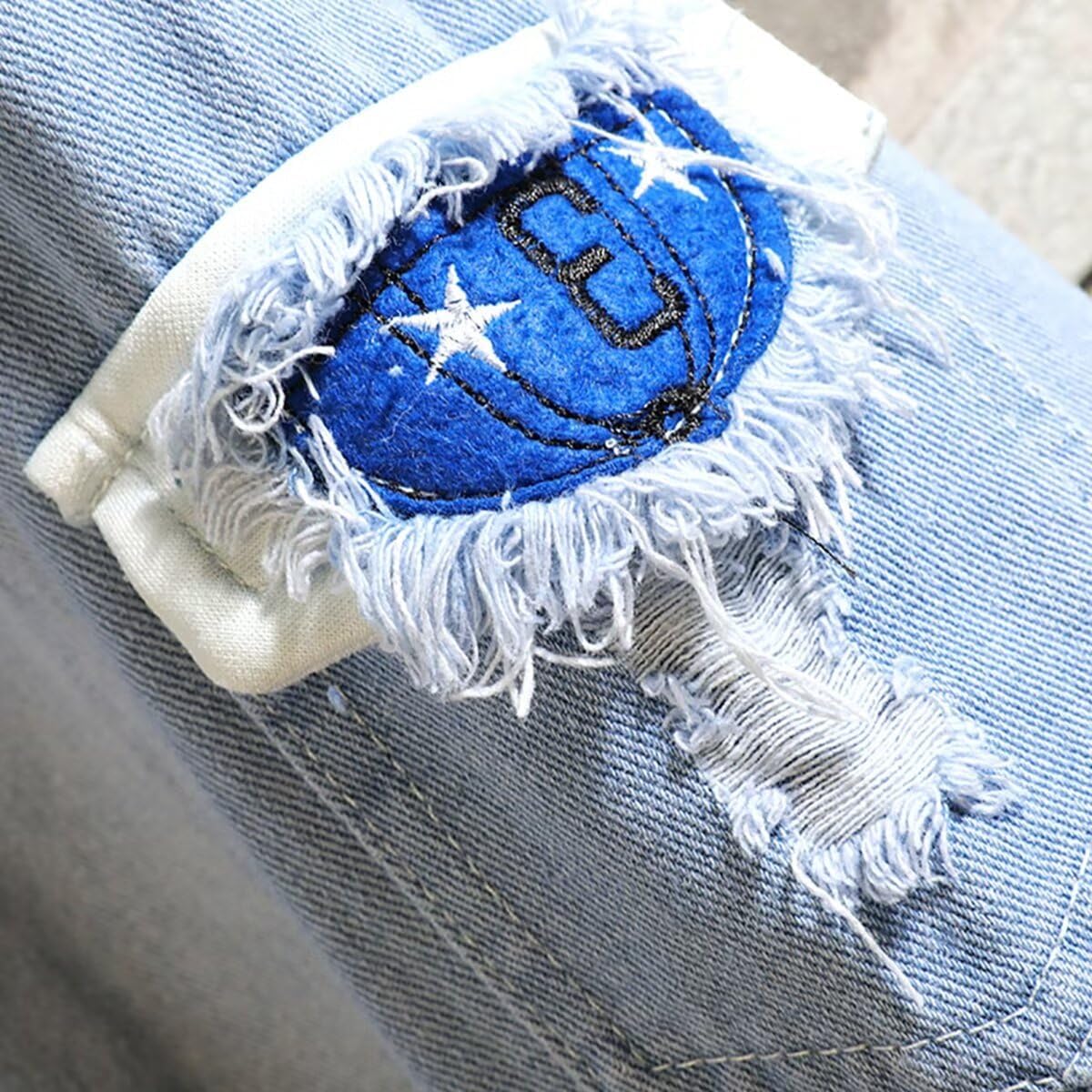 KPOP Rapper Denim Jacket Jeans Love Printed Fashion Sport Hip Hop Hoodie - Image 3