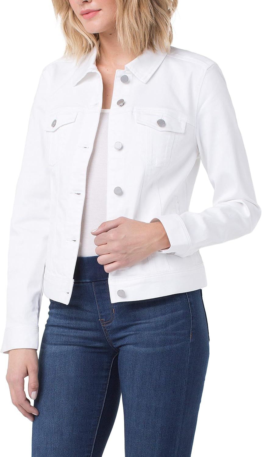 Liverpool Women's Classic Jean Jacket High Performance Denim - Image 3