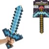 Mattel Minecraft Transforming Diamond Sword & Pick-Axe Kid-Sized 2-in-1 Toy Accessory for Role-Play & Costumes (Amazon Exclusive)