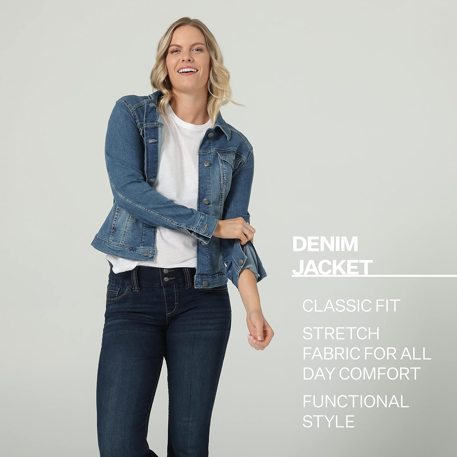 Riders by Lee Indigo Women's Denim Jacket - Image 5