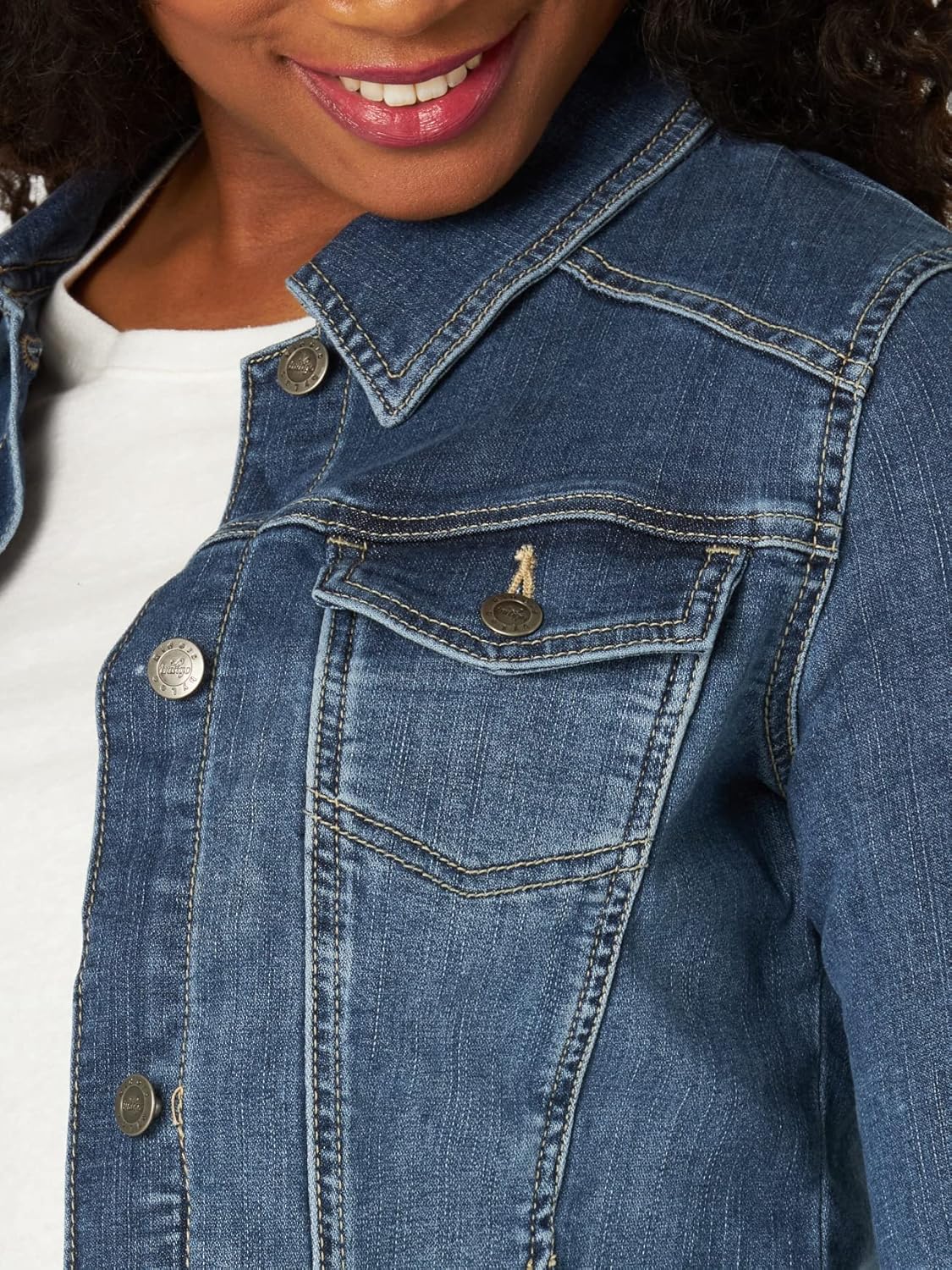 Riders by Lee Indigo Women's Denim Jacket - Image 4