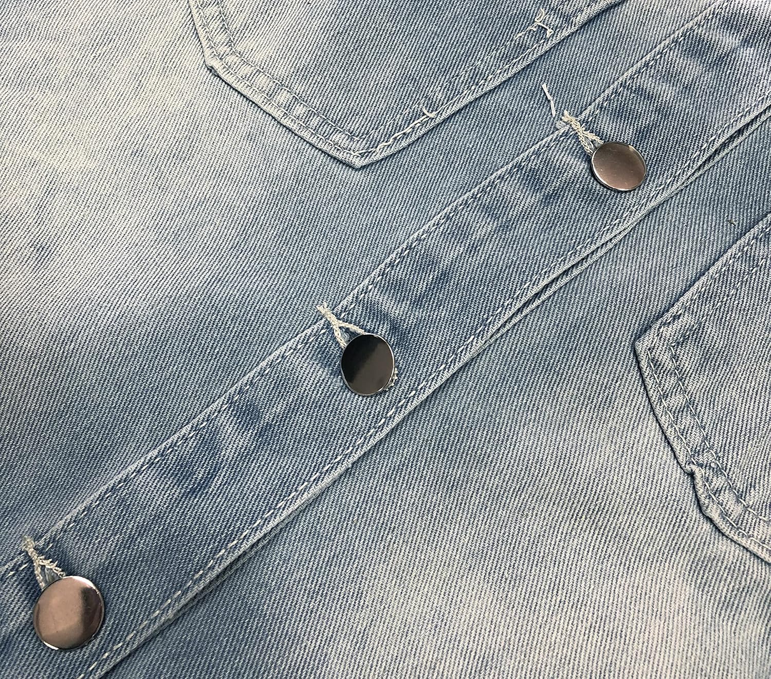 SeNight Women's Jean Jacket Long Sleeve Classic Distressed Fray Hem Tassels Denim Trucker Jackets - Image 4