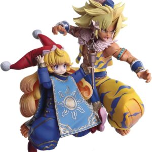 Square Enix Trials of Mana: Kevin & Charlotte Bring Arts Action Figure Set, Multicolor